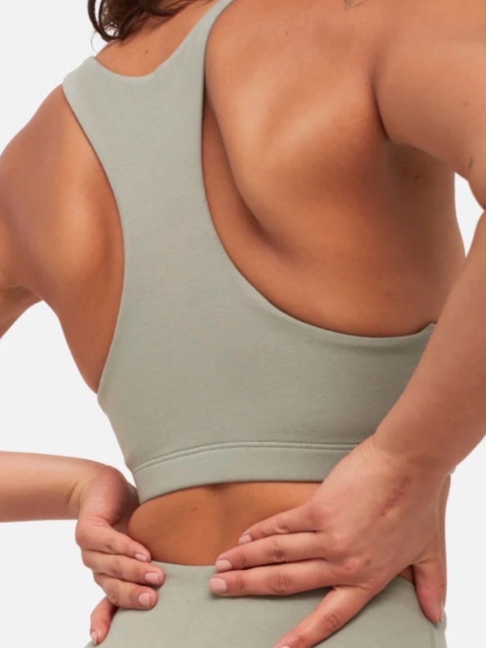 MATE the Label Sage Cotton Sports Bra - Picture 3 of 6
